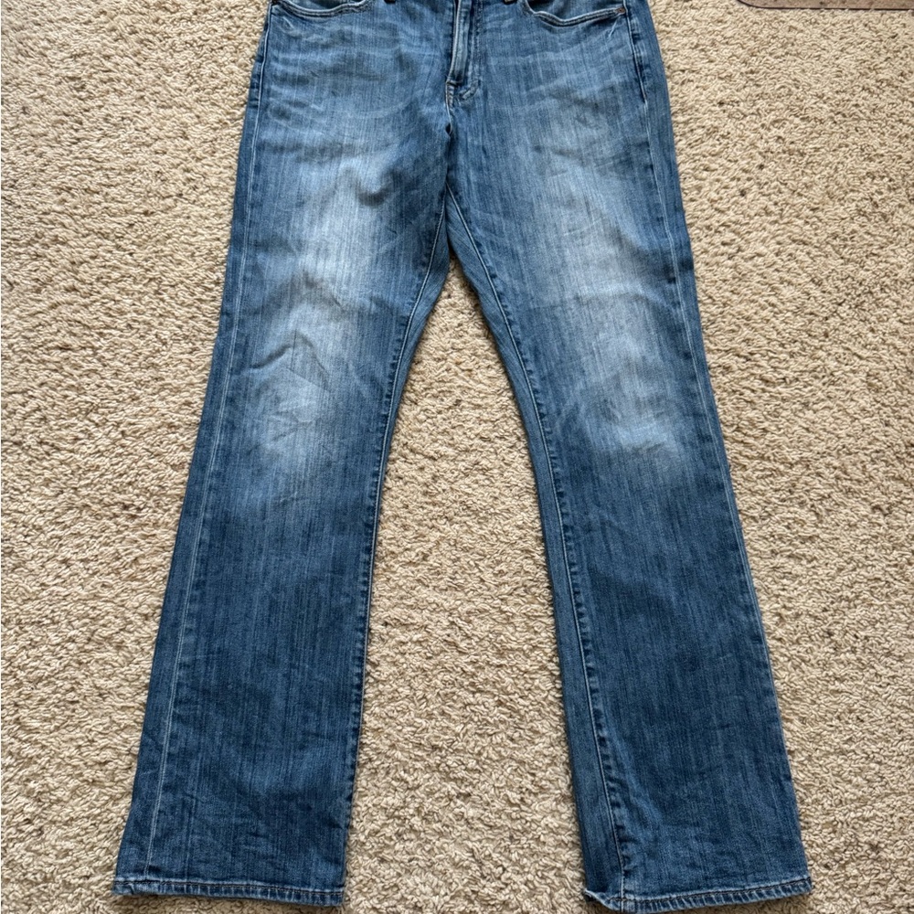 Men's Lucky Brand 427 Athletic Bootcut Blue Jeans